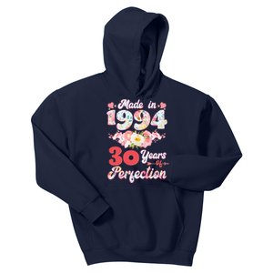 Flower Floral Made In 1994 30 Years Of Perfection Kids Hoodie