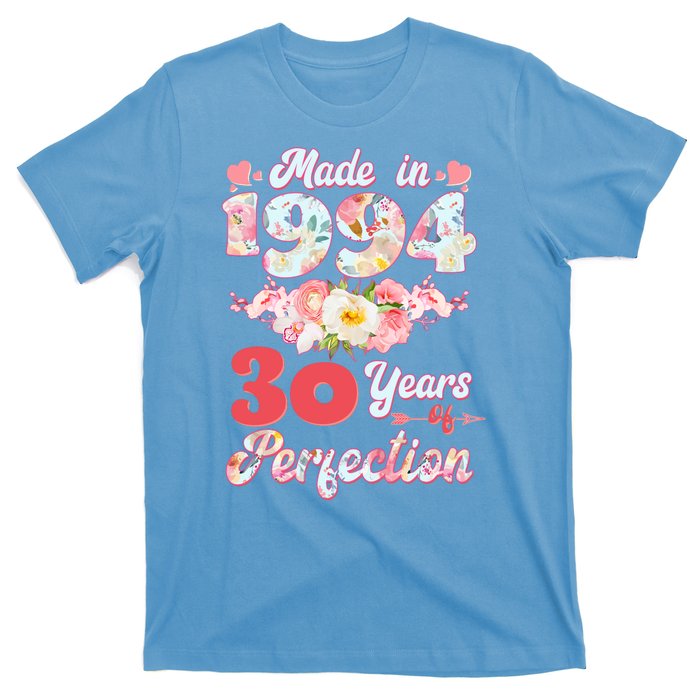 Flower Floral Made In 1994 30 Years Of Perfection T-Shirt