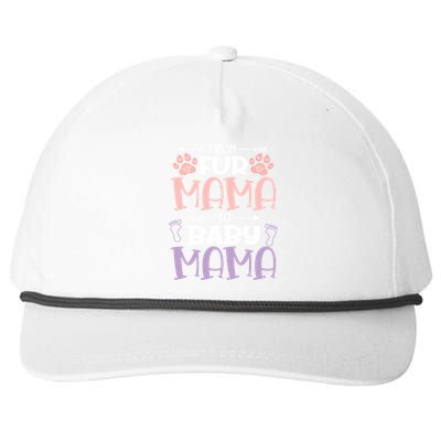 From Fur Mama To Mama Design Mom To Be Gift Snapback Five-Panel Rope Hat