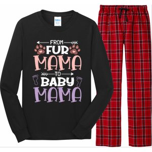 From Fur Mama To Mama Design Mom To Be Gift Long Sleeve Pajama Set