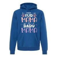 From Fur Mama To Mama Design Mom To Be Gift Premium Hoodie