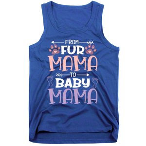 From Fur Mama To Mama Design Mom To Be Gift Tank Top