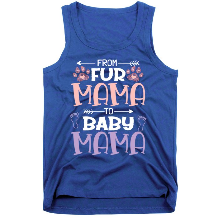 From Fur Mama To Mama Design Mom To Be Gift Tank Top