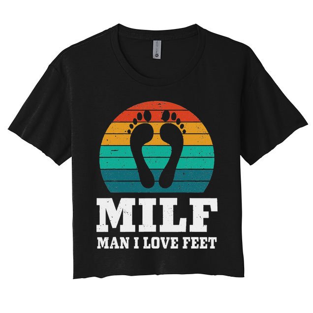 Foot Fetish Milf Man I Love Feet Crop Top