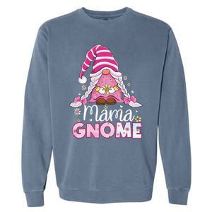 Flower For Mom Gnomies Cute Gnome Mom Happy MotherS Day Garment-Dyed Sweatshirt