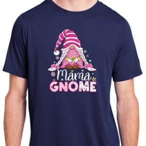 Flower For Mom Gnomies Cute Gnome Mom Happy MotherS Day Adult ChromaSoft Performance T-Shirt