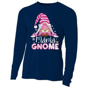 Flower For Mom Gnomies Cute Gnome Mom Happy MotherS Day Cooling Performance Long Sleeve Crew