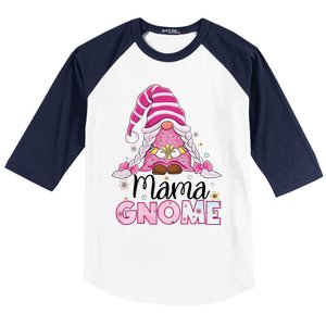 Flower For Mom Gnomies Cute Gnome Mom Happy MotherS Day Baseball Sleeve Shirt