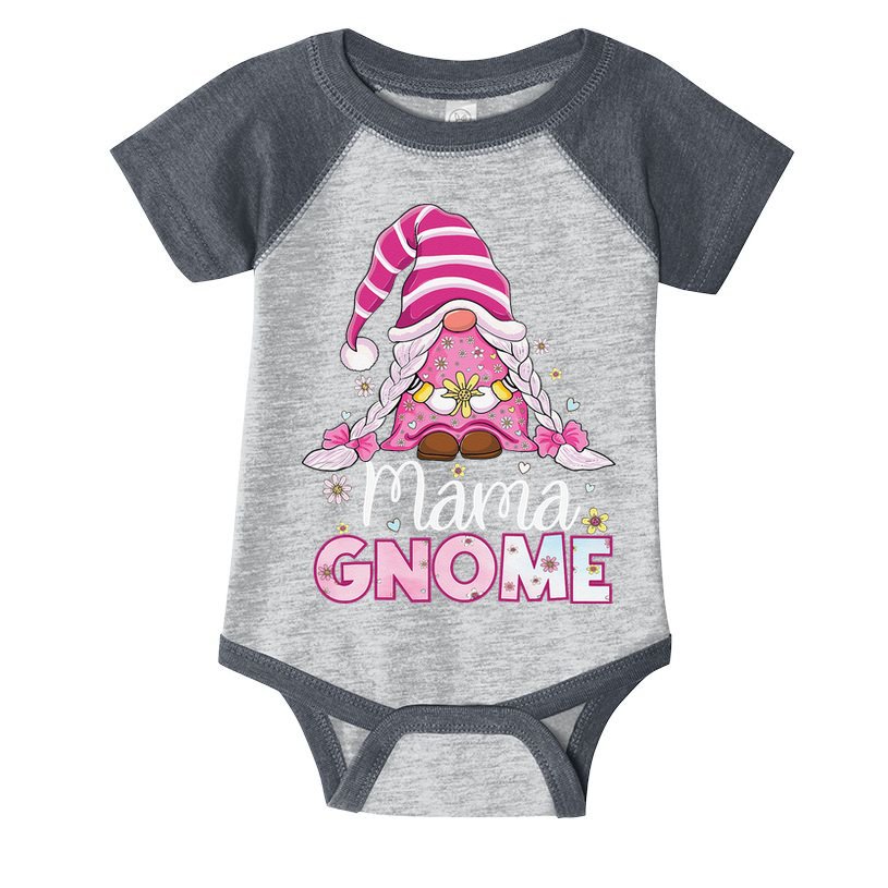 Flower For Mom Gnomies Cute Gnome Mom Happy MotherS Day Infant Baby Jersey Bodysuit