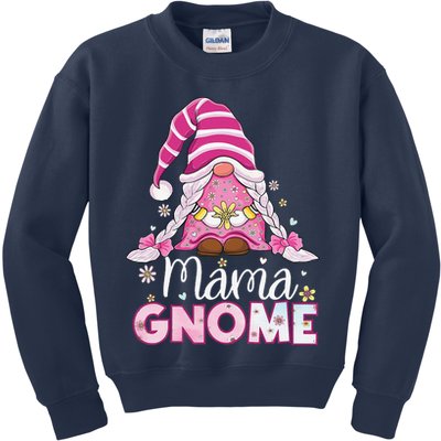 Flower For Mom Gnomies Cute Gnome Mom Happy MotherS Day Kids Sweatshirt