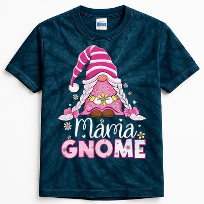 Flower For Mom Gnomies Cute Gnome Mom Happy MotherS Day Kids Tie-Dye T-Shirt