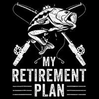Funny Fishing My Retirement Plan Fishing Cooling Performance Crew T-Shirt