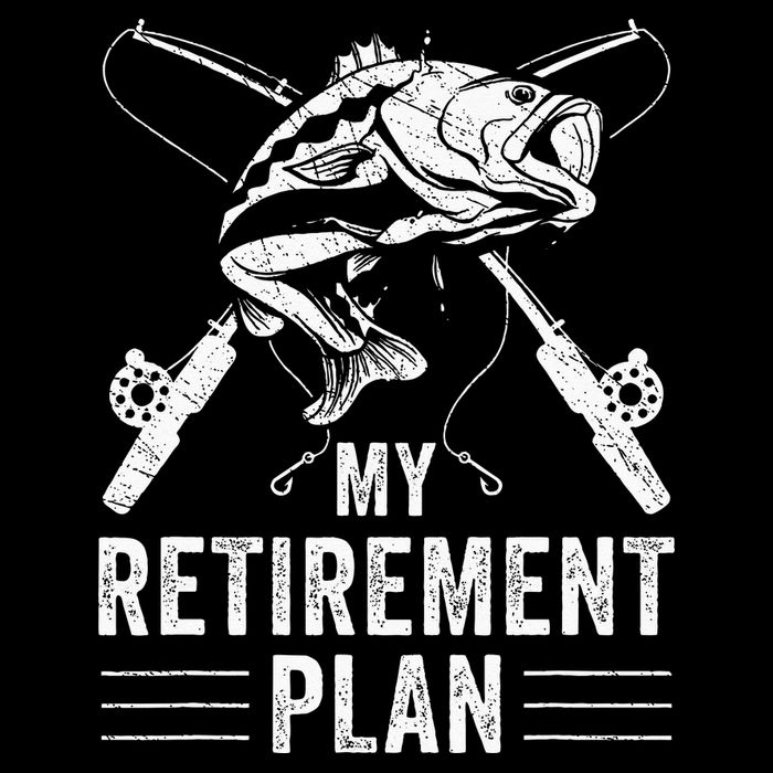 Funny Fishing My Retirement Plan Fishing Cooling Performance Crew T-Shirt