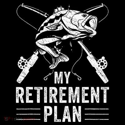Funny Fishing My Retirement Plan Fishing T-Shirt