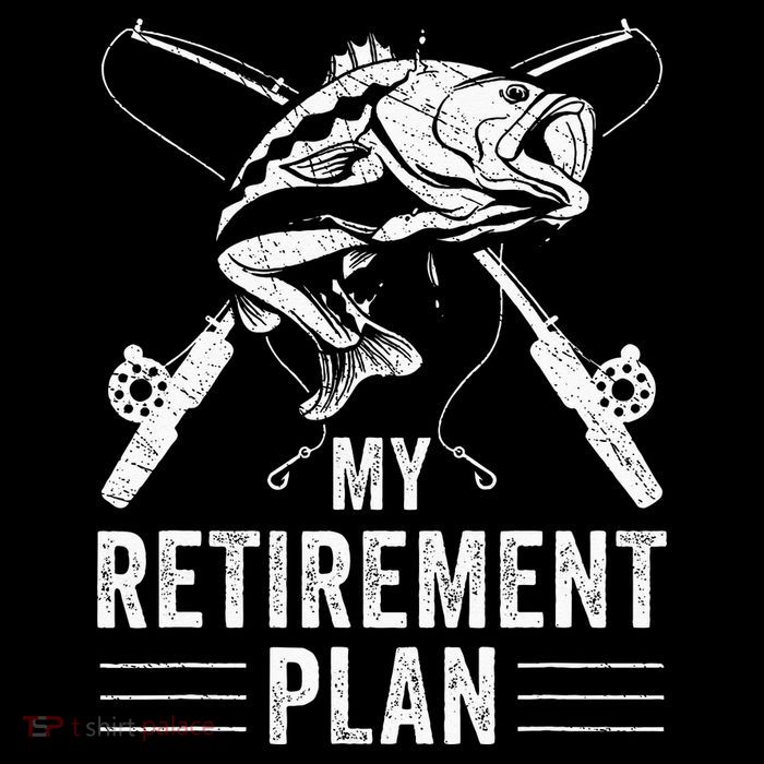 Funny Fishing My Retirement Plan Fishing Womens T-Shirt