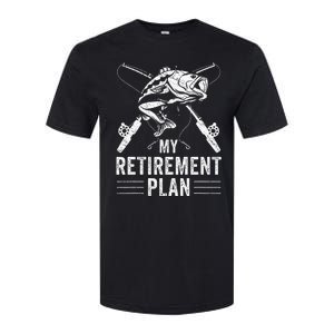 Funny Fishing My Retirement Plan Fishing Softstyle CVC T-Shirt