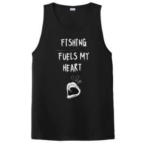 Fishing Fuels My Heart PosiCharge Competitor Tank