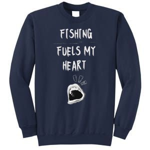 Fishing Fuels My Heart Sweatshirt