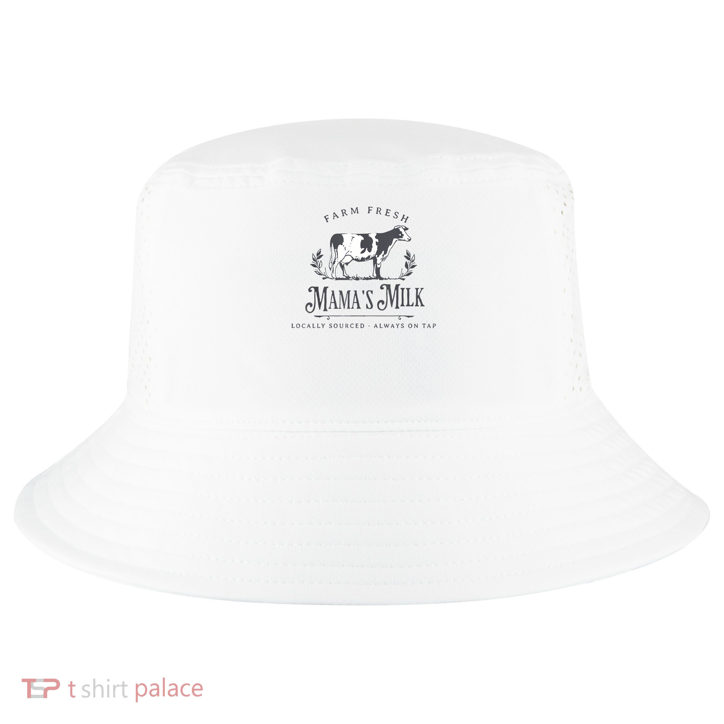 Farm Fresh Mama's Milk Locally Sourced Always On Tap Cool Comfort Performance Bucket Hat