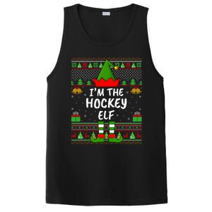 Funny Family Matching Ugly Im The Hockey Elf Christmas Great Gift PosiCharge Competitor Tank