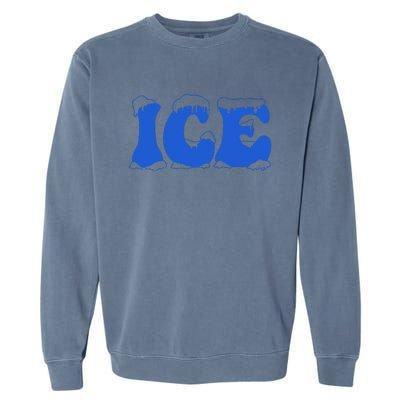 Funny Family Matching Halloween Costume Ice Ice And Baby Garment-Dyed Sweatshirt