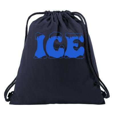 Funny Family Matching Halloween Costume Ice Ice And Baby Drawstring Bag