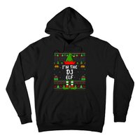 Funny Family Matching Ugly IM The Dj Elf Christmas Hoodie