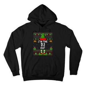 Funny Family Matching Ugly IM The Dj Elf Christmas Tall Hoodie