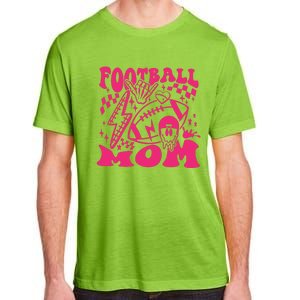 Funny Football Mom Baller Mom Football Game Day Mom Adult ChromaSoft Performance T-Shirt