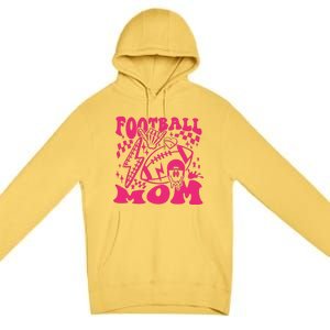 Funny Football Mom Baller Mom Football Game Day Mom Premium Pullover Hoodie