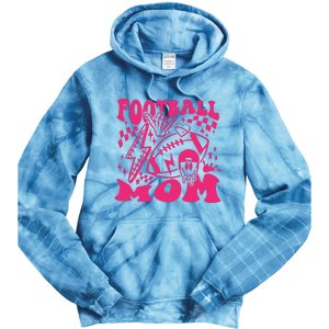 Funny Football Mom Baller Mom Football Game Day Mom Tie Dye Hoodie