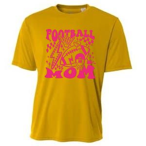 Funny Football Mom Baller Mom Football Game Day Mom Cooling Performance Crew T-Shirt