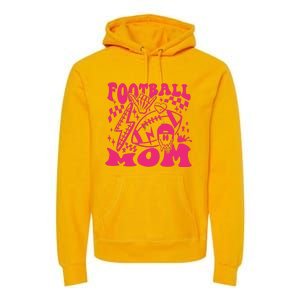 Funny Football Mom Baller Mom Football Game Day Mom Premium Hoodie