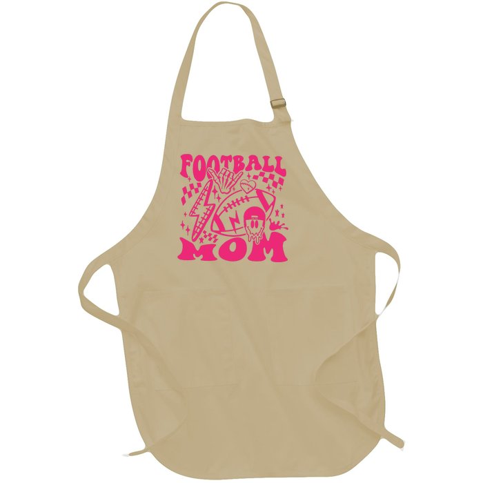 Funny Football Mom Baller Mom Football Game Day Mom Full-Length Apron With Pockets