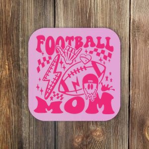 Funny Football Mom Baller Mom Football Game Day Mom Coaster