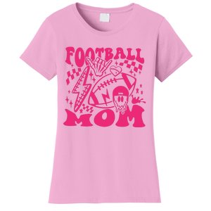 Funny Football Mom Baller Mom Football Game Day Mom Women's T-Shirt