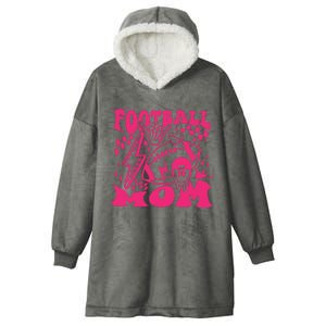 Funny Football Mom Baller Mom Football Game Day Mom Hooded Wearable Blanket