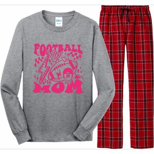 Funny Football Mom Baller Mom Football Game Day Mom Long Sleeve Pajama Set