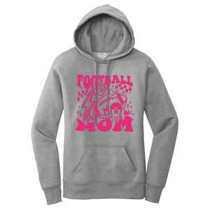 Funny Football Mom Baller Mom Football Game Day Mom Women's Pullover Hoodie