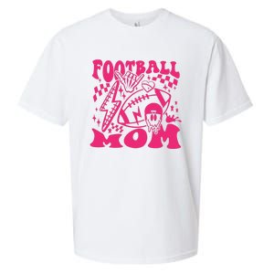 Funny Football Mom Baller Mom Football Game Day Mom Sueded Cloud Jersey T-Shirt