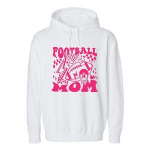 Funny Football Mom Baller Mom Football Game Day Mom Garment-Dyed Fleece Hoodie