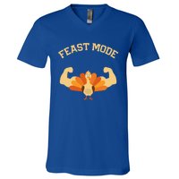 Funny Feast Mode Thanksgiving Day And Gift V-Neck T-Shirt