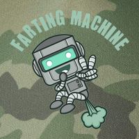 Funny Farting Machine Robot Legacy Tie Dye Trucker Hat