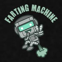 Funny Farting Machine Robot Ladies PosiCharge Tri-Blend Wicking Tank