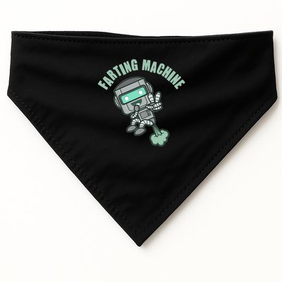 Funny Farting Machine Robot USA-Made Doggie Bandana