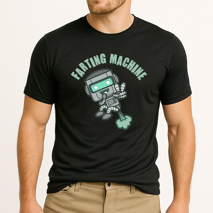 Funny Farting Machine Robot Performance Shirt