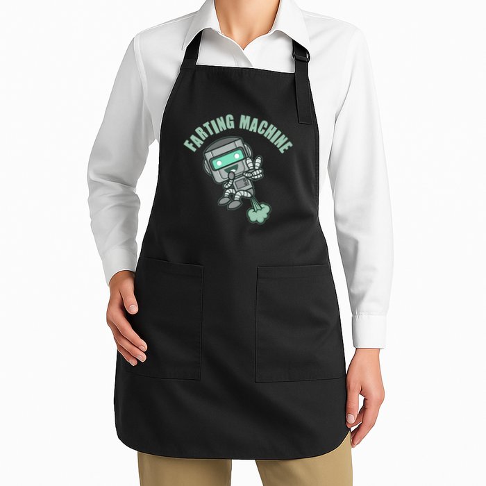 Funny Farting Machine Robot Apron