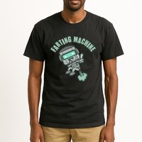 Funny Farting Machine Robot Tall T-Shirt