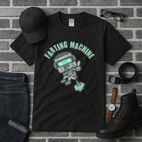 Funny Farting Machine Robot Tall T-Shirt