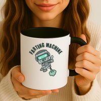 Funny Farting Machine Robot Coffee Mug